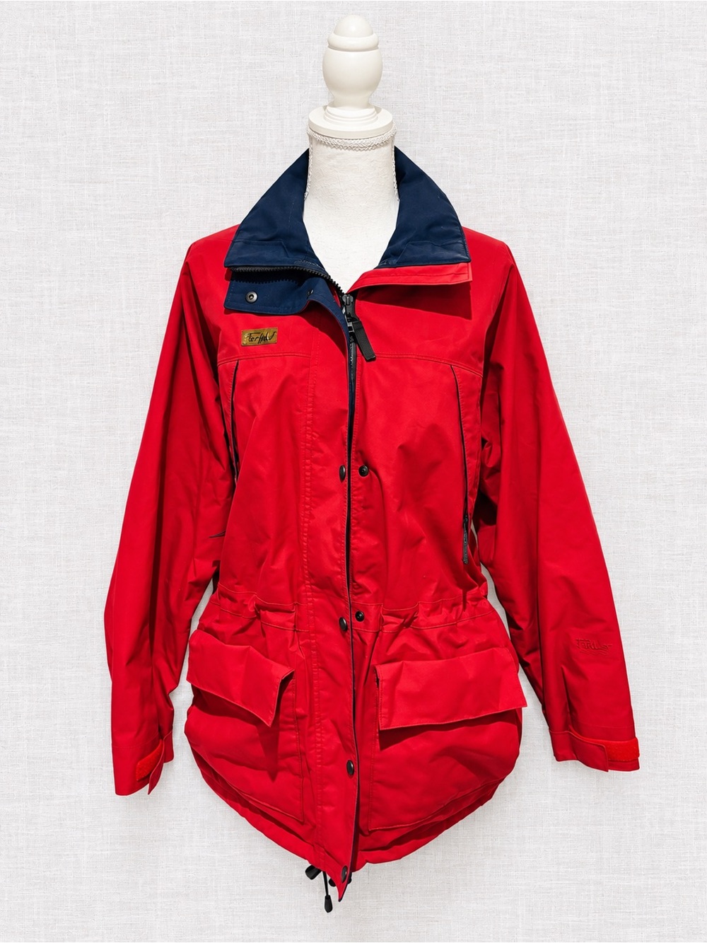 Vintage FarWest Canada Red Outdoor Rain Jacket Made in Canada Size M